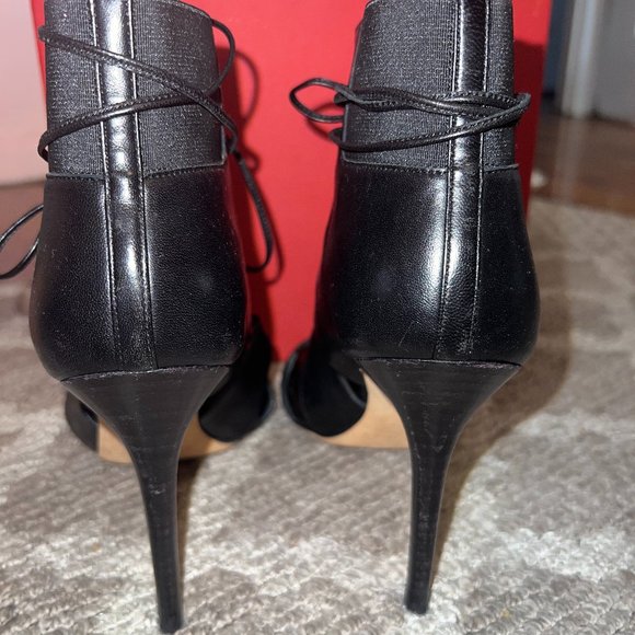 JIMMY CHOO Leather Lace up Heels Size 38 - Picture 5 of 6